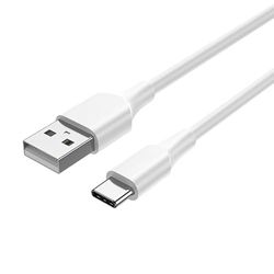 Glowster Cable USB tipo C trenzado de nylon de 1 m, color dorado, ideal para cargar y transferir datos de dispositivos compatibles.