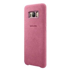 Samsung Original S8 Plus Alcantara Back Phone Case Cover - Pink