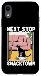 Next Stop Snacktown Cat Robot Vacuum Cleaner Cat Case for iPhone XR