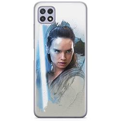 ERT GROUP mobiltelefonfodral för Samsung A22 5G originalt och officiellt licensierat Star Wars mönster Rey 001 optimalt anpassad till formen på mobiltelefonen, fodral tillverkad av TPU-plast