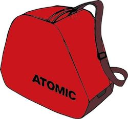 ATOMIC Vlekbestendige coating|Top Handgreep|Verstelbare schouderband|Grote ritsopening rood 380 x 420 x 290