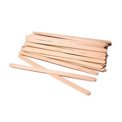 Pequeñas espátulas de cera de madera (100 unidades)