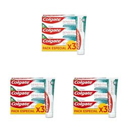 Colgate Sensitive Alivio Inmediato Pasta de Dientes, 3 Uds x 75ml, Dentífrico de Protección Diaria, Pasta Dental para Dientes Sensibles, Sella y Repara Áreas Sensibles (Paquete de 3)