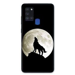 Fodral för Samsung Galaxy A21S varg svart