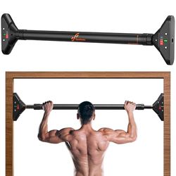 Sportneer Pull-up bar, optrekstang voor in de deuropening, geen schroeven nodig, chin-up bar, push-up bar, sit-up bar, workout bar, verstelbaar 75-94 cm, tot 200 kg capaciteit