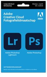 Adobe Creative Cloud Fotografielidmaatschap |1 Jaar | PC/Mac | Key Card & Download