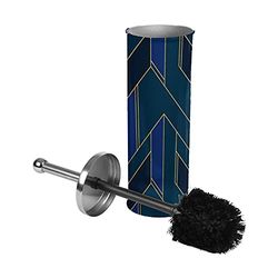 Douceur d'Intérieur, Brosse WC (Diamètre 9.5 x 37 cm) Achille, Métal Imprimé