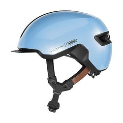 ABUS Urban Helm HUD-Y à LED arrière magnétique rechargeable & fermeture magnétique - casque de vélo cool pour usage quotidien - pour hommes et femmes