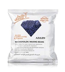 Bella Donna Perle di cera "Pacific Blue" per depilazione senza strisce, zero fastidio, 1000 g, formula flessibile e cremosa