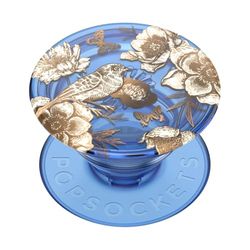 PopSockets Agarre para teléfono con Soporte expandible, Agarre Adhesivo, pájaro Azul
