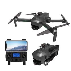 LUXWALLET Skyline Ultra Instinct - Drone met LAOS (Laser Obstacle Avoidance) - Professionele 4K Video WiFi - 2-Axis Gimbal Luchtfotografie - 3500M - 2-Axis Gimbal + EIS Stabilizer - Donkergrijs