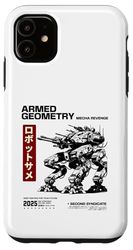 Giapponese Retro 90s Mecha Guerriero Meka Roboto Custodia per iPhone 11