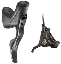 Campagnolo Unisex - Vuxen Super Record 12s skivbroms, svart, en storlek