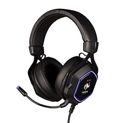 Konix FFF Auriculares Gaming con Cable Hexagone 7.1 para Consolas, PC, Smartphones y tabletas - Micrófono Flexible - Altavoces de 50 mm