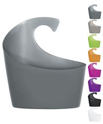 Spirella Sydney Wall Basket Collection Medium 25 x 22.5 x 8.5 cm, Polypropylene, Grey
