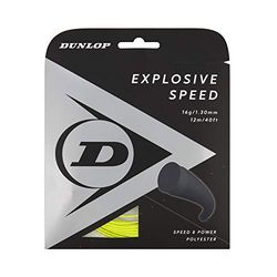 Dunlop Corde de Tennis Explosive Speed Adulte Unisexe, Jaune, Taille Unique