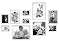 Deknudt Frames s41vh1wall2 fotolijst met regel praktijk voor het plakken hout wit 35 x 46 x 10 cm