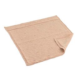 Miniland Couverture en Tricot pour bébé Dolls fabriquée avec des matériaux recyclés. Couleur Terra.