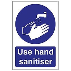 Vsafety 43071 Ag-s "Utilisation mains –" Sign, portrait, 100 mm x 150 mm (lot de 3)