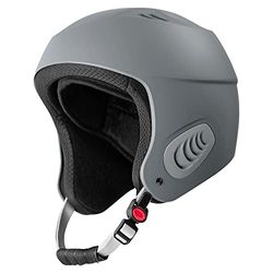 Westt Casco de esquí Hombre Mujer, Casco de Snowboard Freeride y esquí de travesía, Casco Deportivo la Nieve, Ligero, Transpirable y ventilado, Gris, única de 56-58 cm