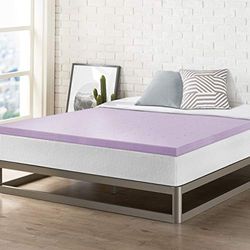 Best Price Mattress BPP-MFT-2Q-L Coprimaterasso, Memory Foam, Lavanda, Queen