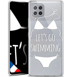 Caseink fodral för Samsung Galaxy A42 5G (6.6) [HD gel tryckt i Frankrike sommar design kollektion Let's Go Swim - mjuk - ultratunn]