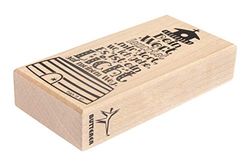 Rayher Stempel Leuchtturm, 5x10cm Timbro Leuchtturm, 5x10cm, Legno, Marrone, 6 x 6 x 2.6 cm