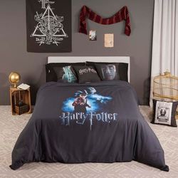 BELUM | Funda Nórdica Microsatén Harry Potter para Cama de 150/160 - Medidas Producto: (240x220 cm) - Modelo: Harry Potter VS Voldemort