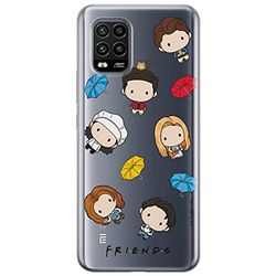 ERT GROUP mobiltelefonfodral för Xiaomi MI 10 LITE originalt och officiellt licensierat Friends mönster 013 optimalt anpassad till formen på mobiltelefonen, gedeeltelijk transparant