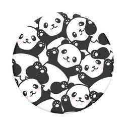 PopSockets PopGrip - Supporto e Impugnatura per Telefoni Cellulari e Tablet con un Top Intercambiabile - Pandamonium