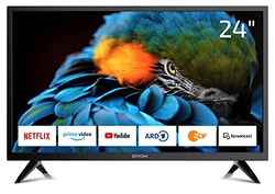 DYON Smart 24 XT 60 cm (24 tum) TV (HD Smart TV, HD Triple Tuner (DVB-C/-S2/-T2), Prime Video, Netflix & HbbTV) [modellår 2022]