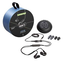 Shure AONIC 215 Słuchawki przewodowe izolujące dźwięk, pojedynczy sterownik, douszne, kompatybilne z urządzeniami Apple i Android - czarne
