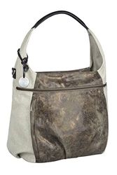 Ledig babyskötväska, snygg väska inklusive sköttillbehör/ledig hobo-väska, oliv/beige