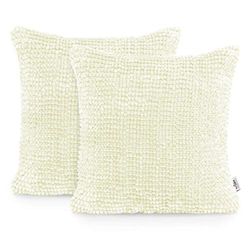 AmeliaHome Fundas de Almohada, Poliéster, Bati Crudo, 245 x 45 cm