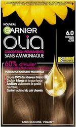 Coloração permanente Garnier-Olia à base de óleo, sem amoníaco, cor castanha