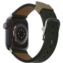 OtterBox Correa de Reloj Symmetry Cactus Leather para Apple Watch 41/40/38mm, Correa de Tacto Suave y Resistente al Desgaste para Apple Watch, Verde