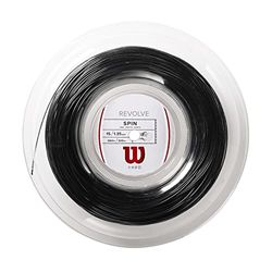 WILSON Tennis Corda de ténis giratória raquete, unissexo, preto, 15G