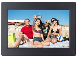 Trevi DPL 2235 WF Cornice Digitale Smart Digital Photoframe LCD 10.1", Micro SD, App Dedicata, Visualizza Foto e Video, Nero