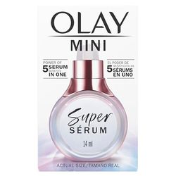 Olay Super Serum, Hydrating Face Serum with Vitamin C, Niacinamide, Collagen Peptide, Skincare For Anti Ageing & Brightening, 14ml