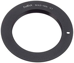 Fotodiox Anello Adattatore Nero per M42 (42mm fileattura) Obiettivo a Fotocamera Nikon C