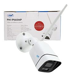 PNI Video surveillance camera IP660MP 3MP, wireless, with IP, outdoor and indoor, only House WiFi660 kit