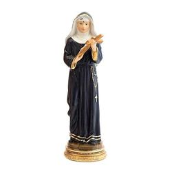 DRW Figura Santa Rita Resina Pintada a Mano 22 cm