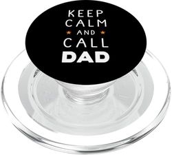 Keep calm and call Dad - Regalo del día del padre para papá PopSockets PopGrip para MagSafe