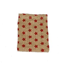 6063200000VACCHETTISacchetto juta stelle rosso