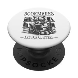 Bookmarks Are For Quitters PopSockets PopGrip Adhesivo