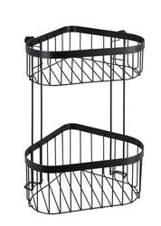 WENKO Hoekrek 2-laags Classic Plus zwart