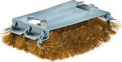RÖSLE Brosses de rechanger SlideX brass, tête de nettoyage de rechange de qualité supérieure pour la brosse de nettoyage SlideX, pour grilles émaillées et chromées
