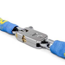 Viro Luc/vir5590 Corrente antirroubo unissexo, prateado/amarelo, 900 x 5,5 mm