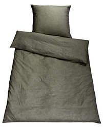 SETEX Biancheria da Letto, Poliestere Cotone, Verde Cachi, 220x155 cm