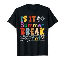 T-shirt di fine anno per insegnanti è ancora una pausa estiva? Ultimo giorno Maglietta